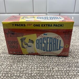 2009 Topps Heritage Factory Sealed Bonus Box 8 Packs 1960 Card Design Sealed
